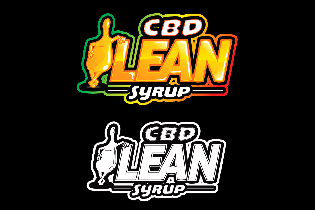 Branding exploration for CBD Lean including sub-brand layouts, type choices, and color palette iterations, originally based on the Pisa Ice design foundation.
