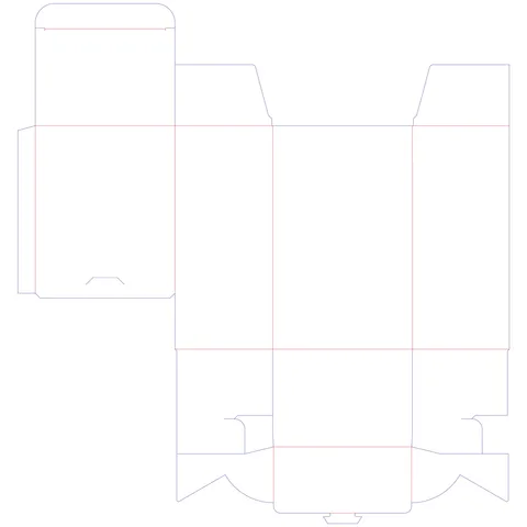 Experience CBD 5 Star display box packaging render, four-carton view